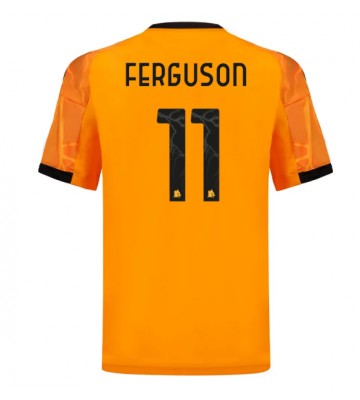 AS Roma Evan Ferguson #11 Bortatröja 2025-26 Kortärmad